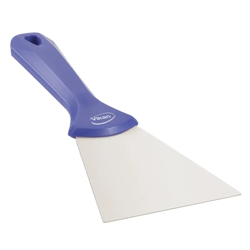 Vikan 40098 Handschraper RVS blad 100 mm paars