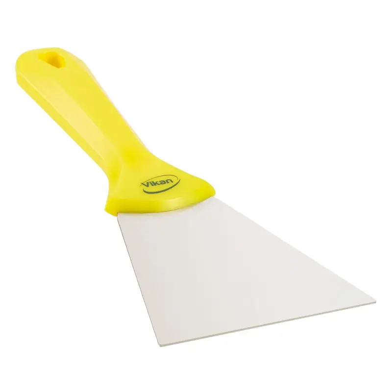 Vikan 40096 Hand Scraper Stainless Steel Blade 100 mm Yellow