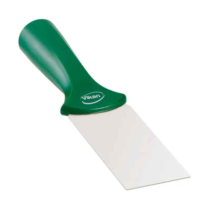 Vikan 40102 Scraper for handle mounting Stainless steel blade 50 mm green