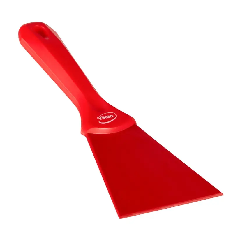 Vikan 40134 Grattoir à main nylon 100 mm rouge