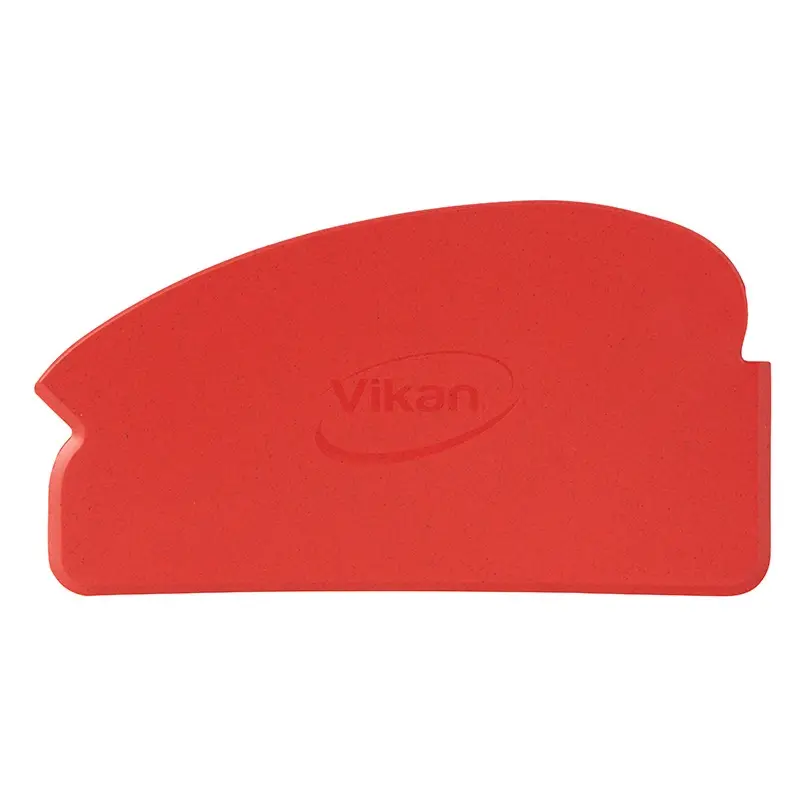 Vikan 40524 flexible hand scraper detectable polypropylene 165 mm red