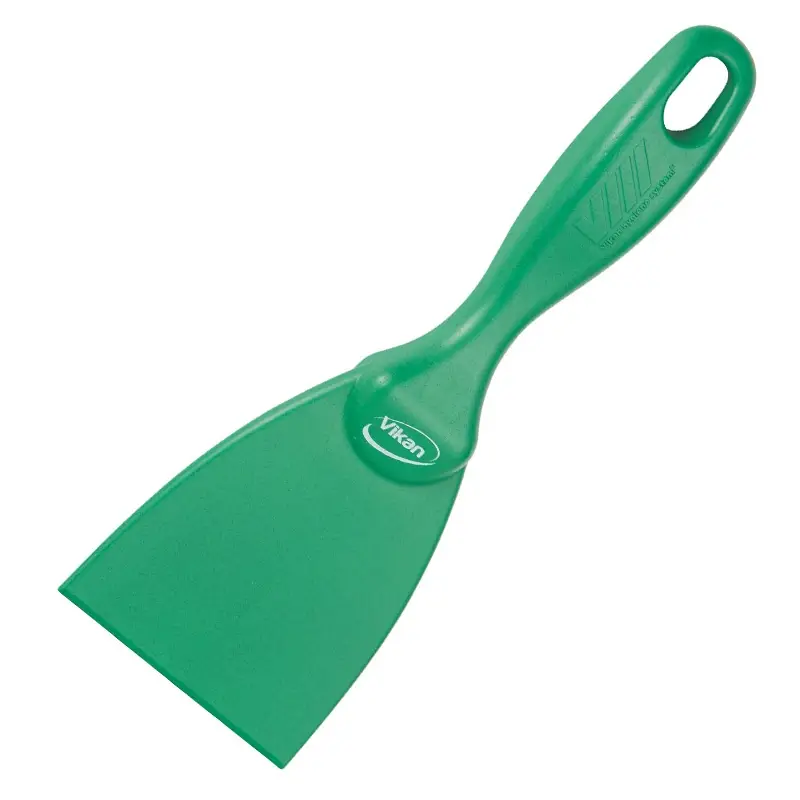 Grattoir manuel étroit Vikan 40622, détectable, en polypropylène, 75 mm, vert