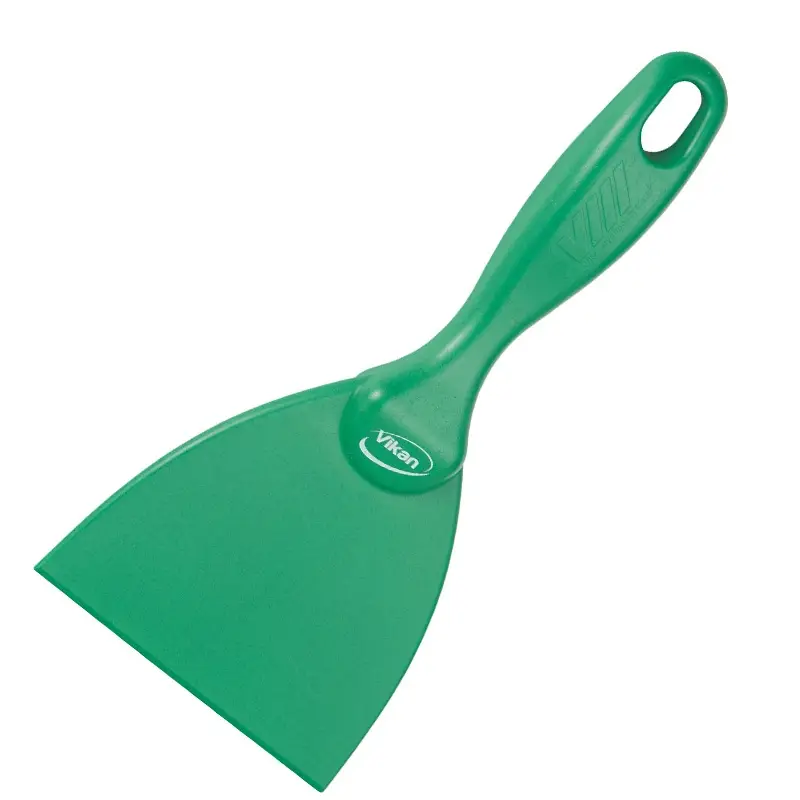 Grattoir manuel Vikan 40632, détectable, en polypropylène, 102 mm, vert