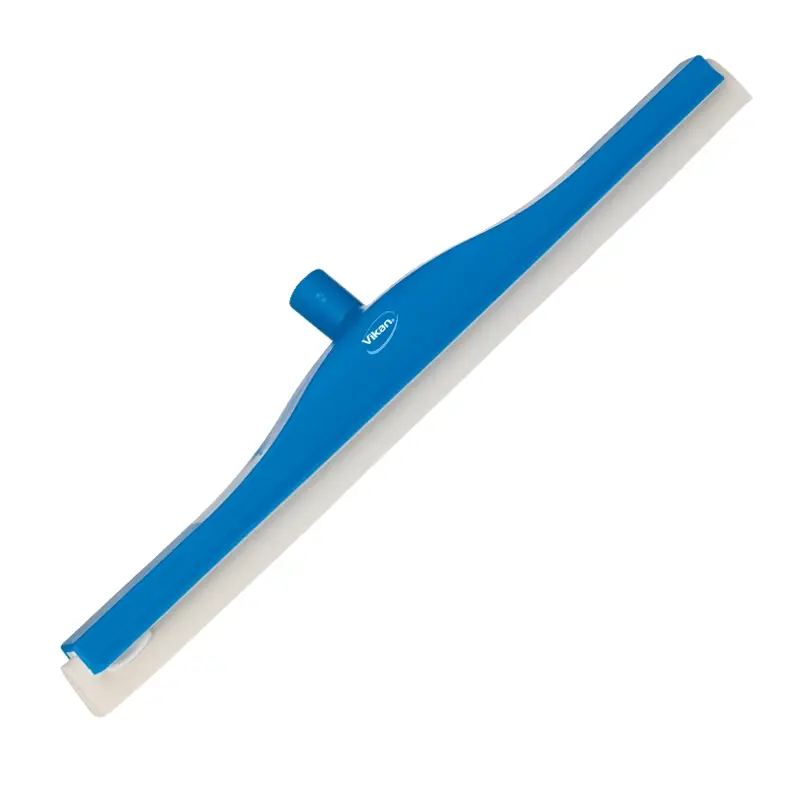 Vikan 77643 Floor squeegee flexible neck with replaceable rubber 600 mm blue