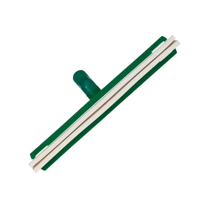 Vikan 77626 Floor squeegee flexible neck with replaceable rubber 400 mm yellow