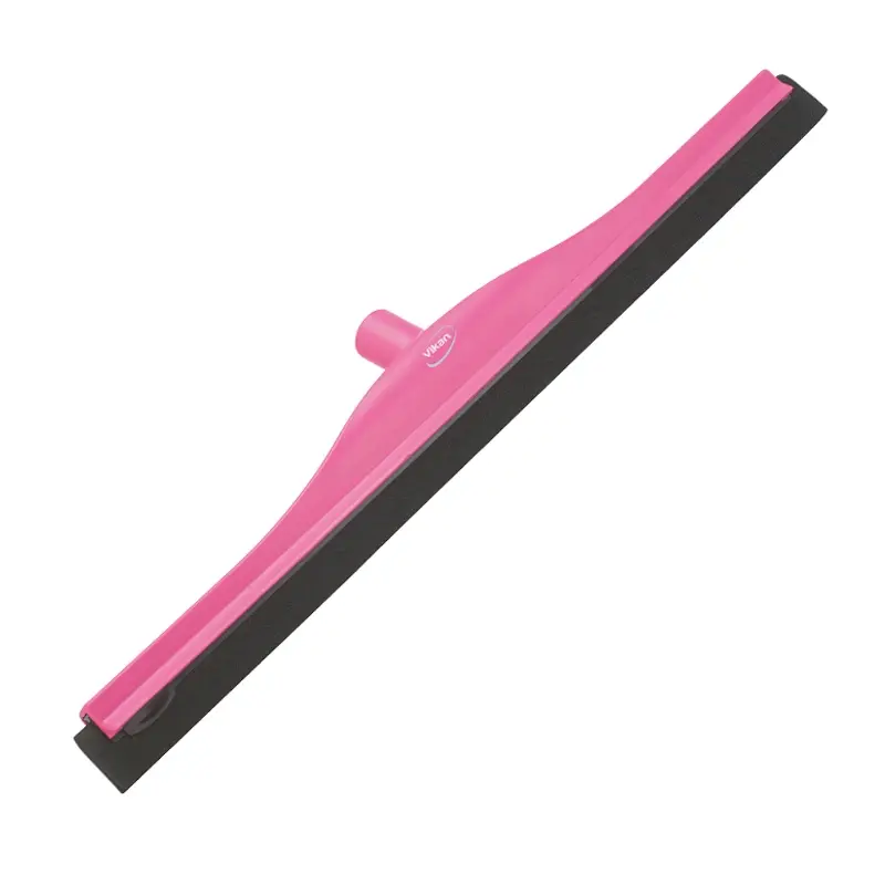 Vikan 77541 Floor squeegee with replaceable rubber 600 mm pink
