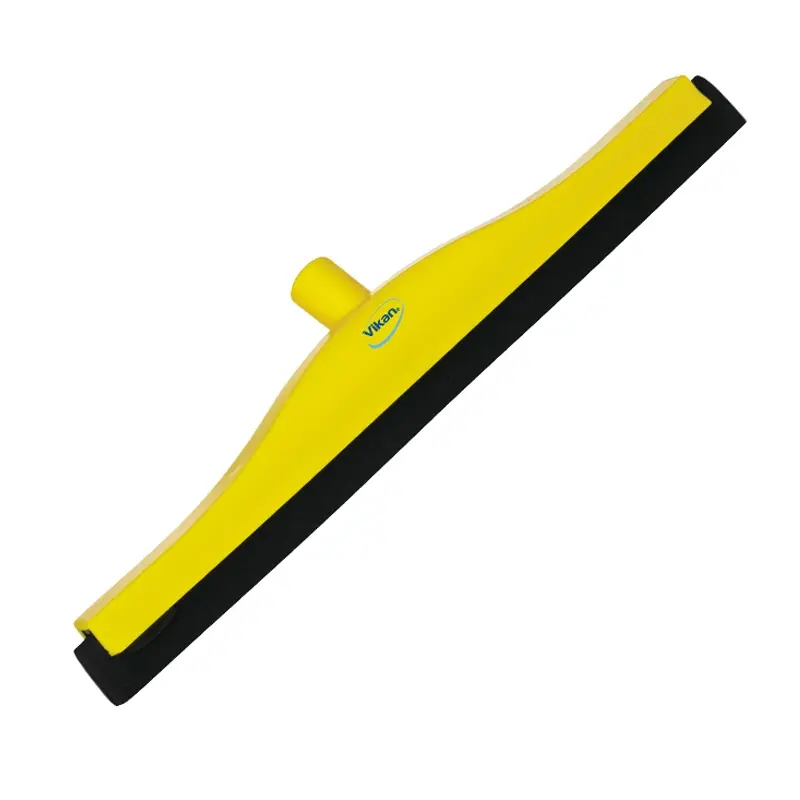 Vikan 77536 floor squeegee with replaceable rubber 500 mm yellow