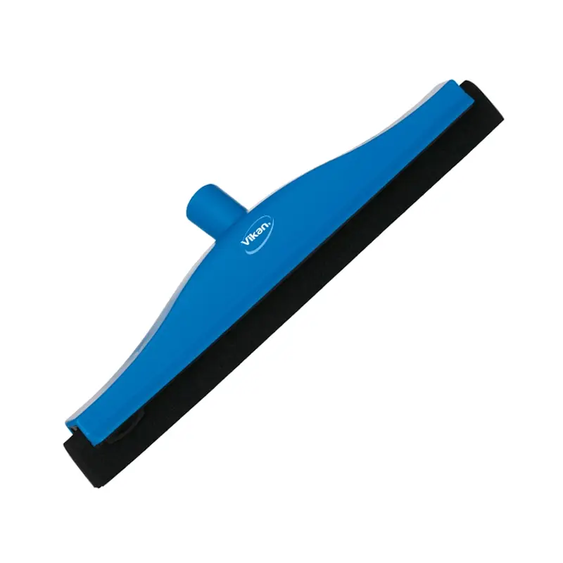 Vikan 77523 Floor squeegee with replaceable rubber 400 mm blue