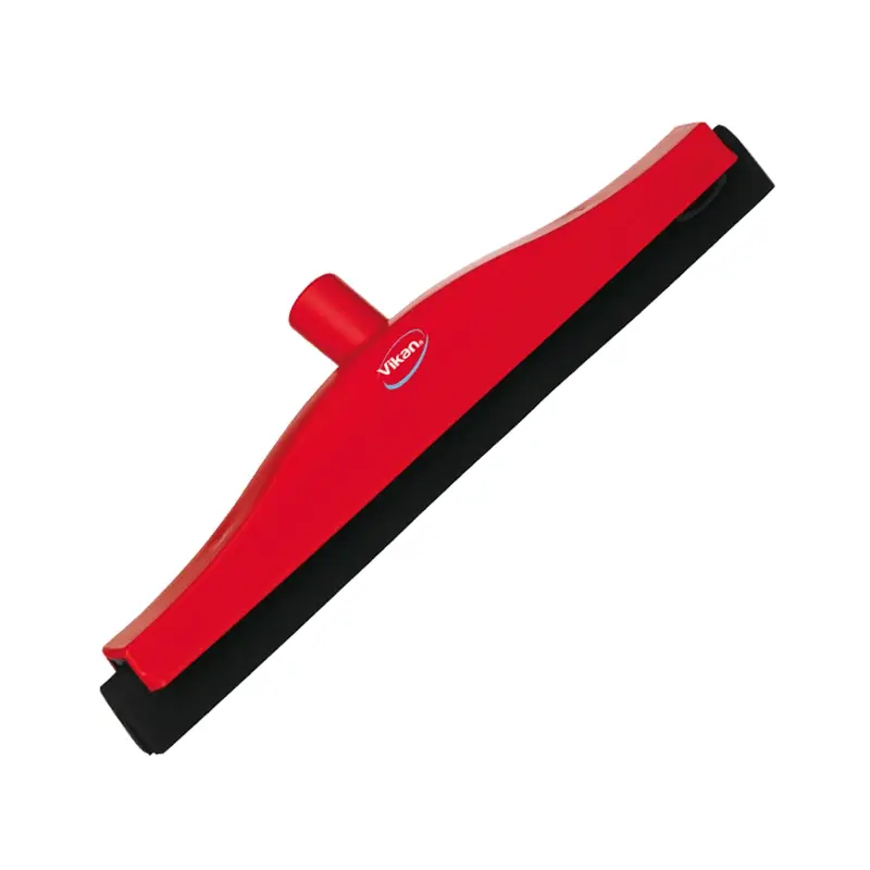 Vikan 77524 Floor squeegee with replaceable rubber 400 mm red