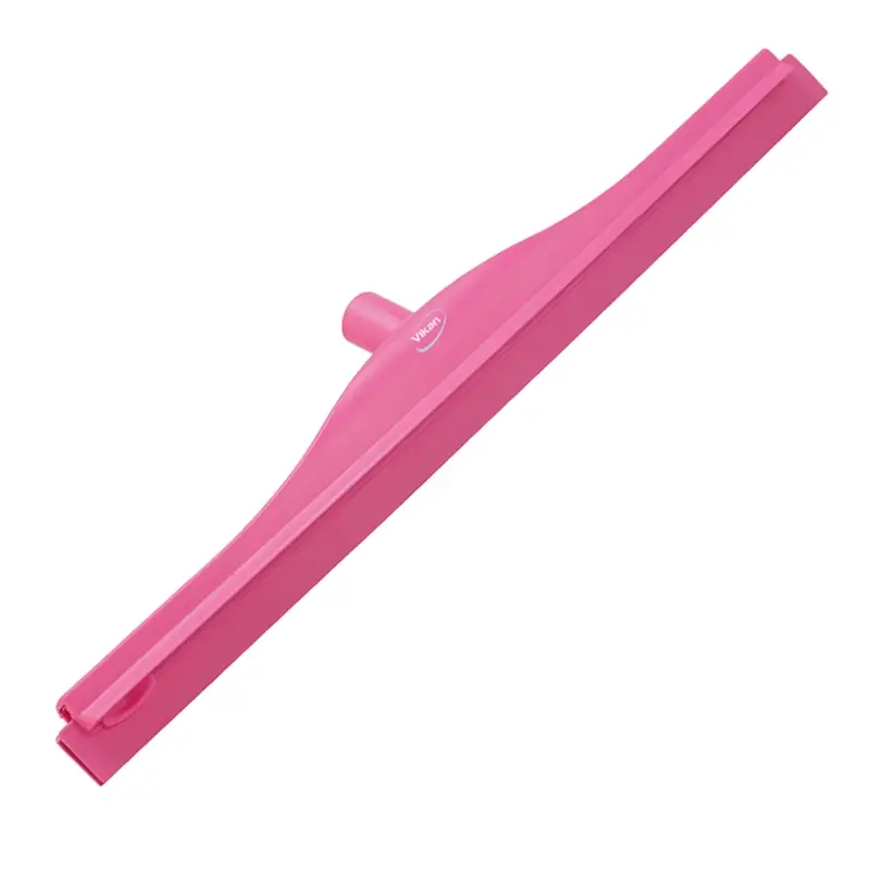 Vikan 77141 Floor squeegee with replaceable rubber 605 mm pink