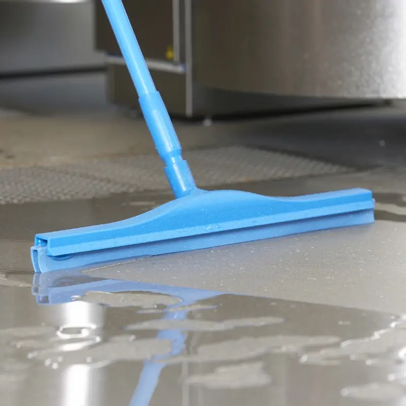 Vikan 77141 Floor squeegee with replaceable rubber 605 mm pink