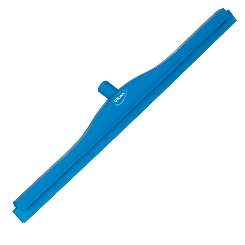 Raclette de sol Vikan 77153 avec caoutchouc remplaçable 700 mm bleue
