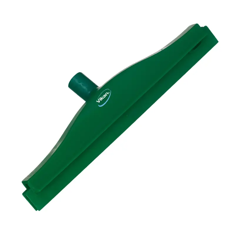 Vikan 77222 Floor squeegee flexible neck with replaceable rubber 405 mm green