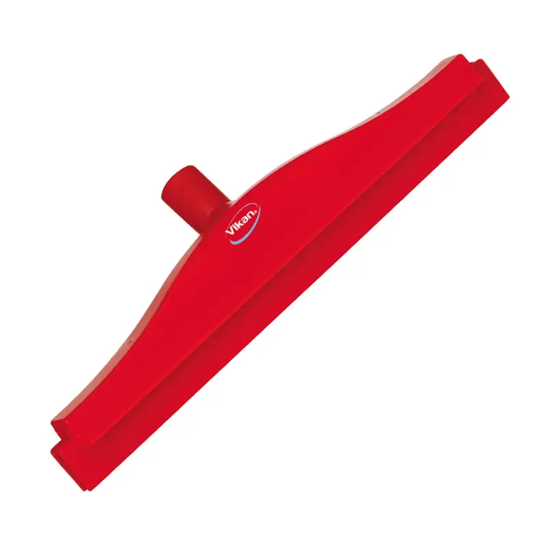 Vikan 77224 Floor squeegee flexible neck with replaceable rubber 405 mm red