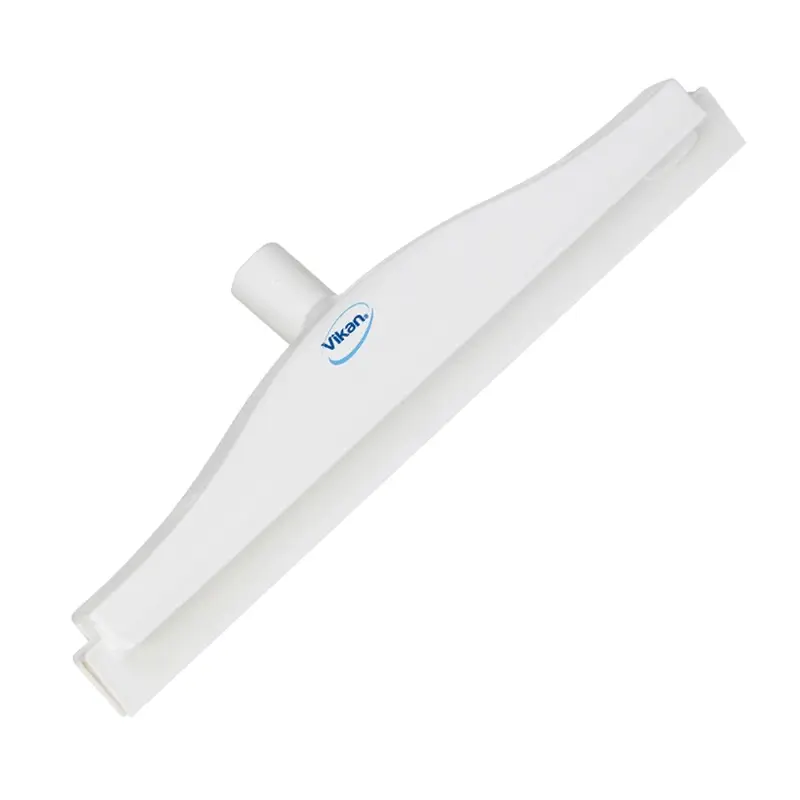 Vikan 77225 Floor squeegee flexible neck with replaceable rubber 405 mm white