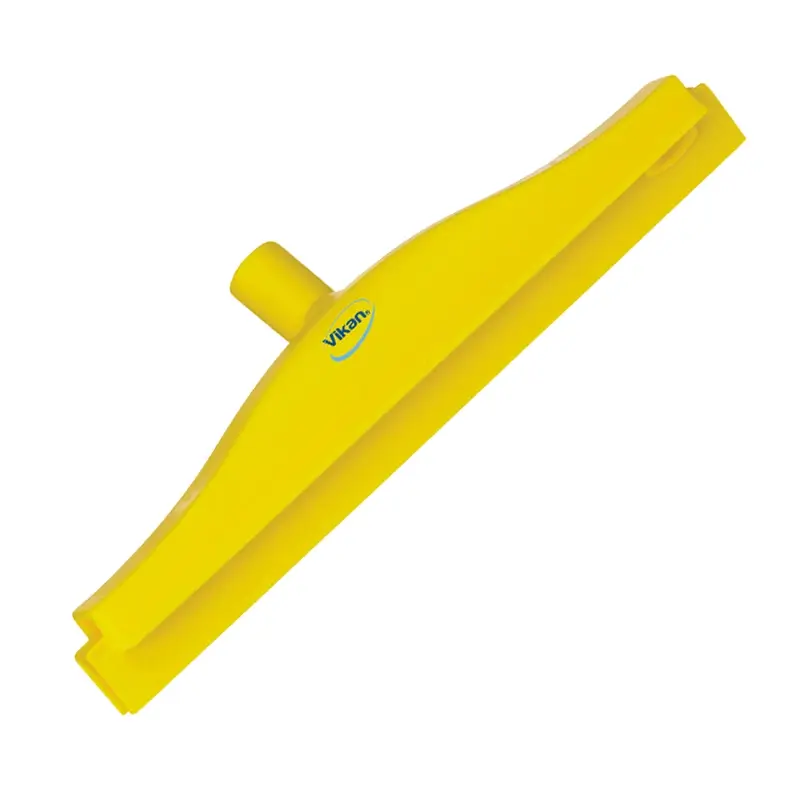 Vikan 77226 Floor squeegee flexible neck with replaceable rubber 405 mm yellow