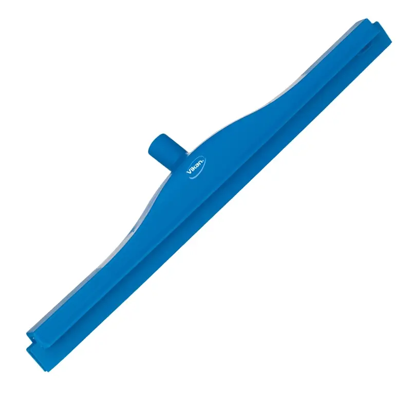 Vikan 77243 Floor squeegee flexible neck with replaceable rubber 600 mm blue