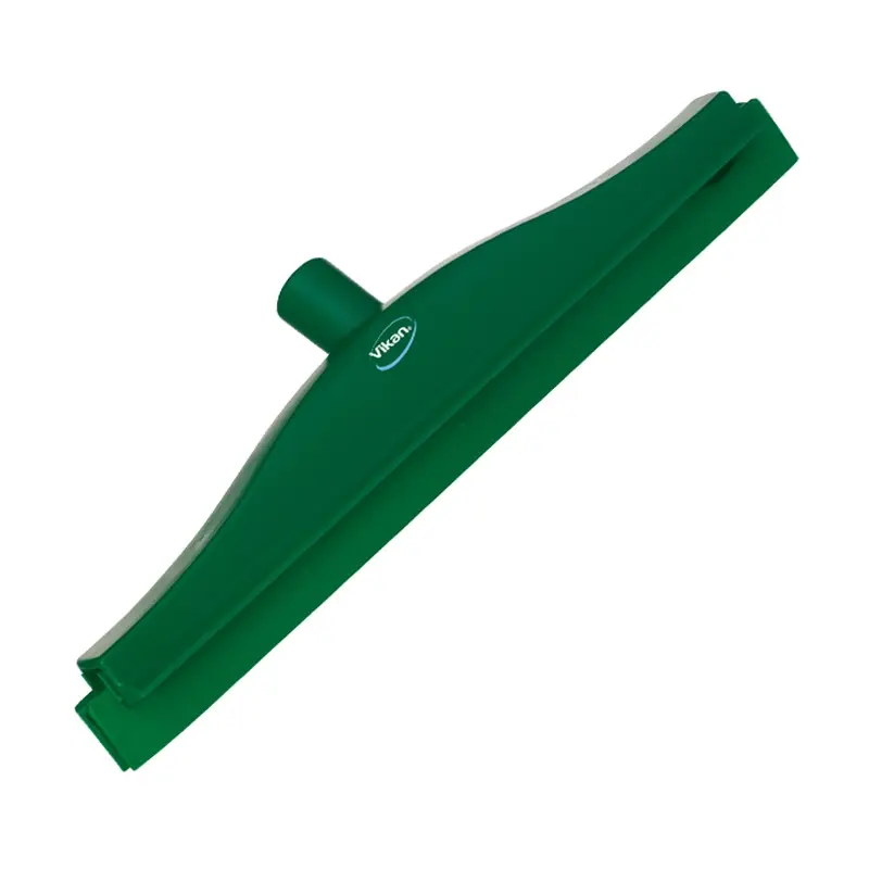 Raclette de sol Vikan 77122 avec caoutchouc remplaçable 405 mm verte