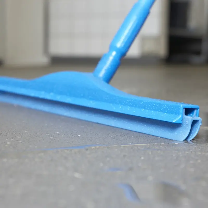 Vikan 77124 Floor squeegee with replaceable rubber 405 mm red