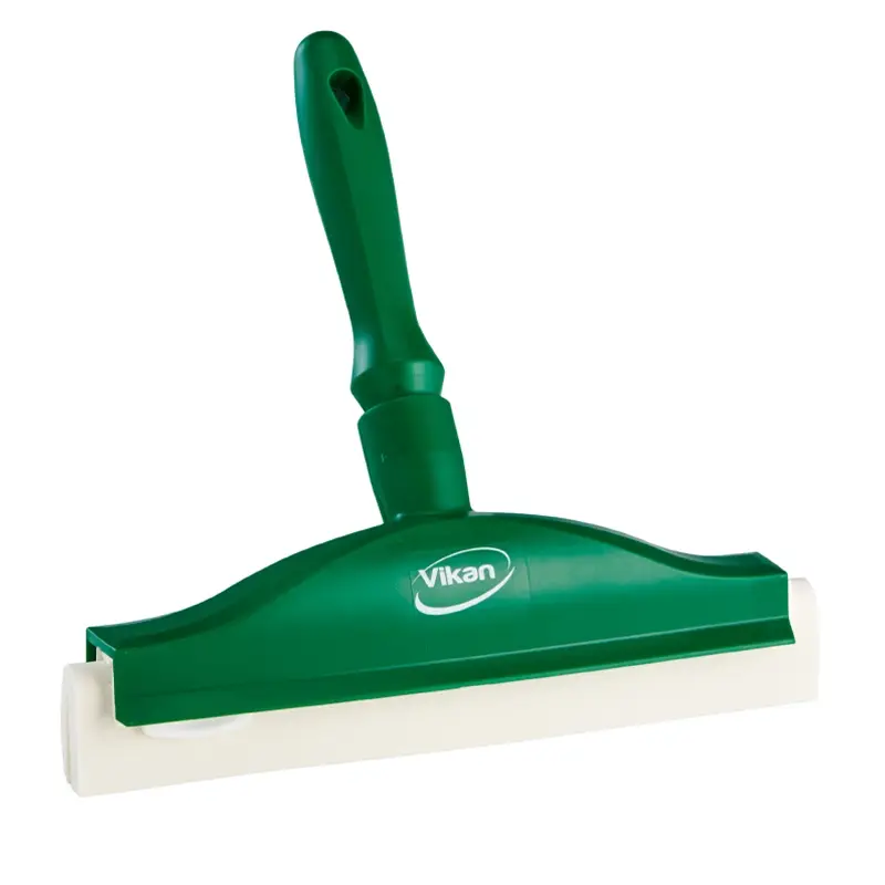 Vikan 77512 Hand squeegee with replaceable rubber 250 mm green