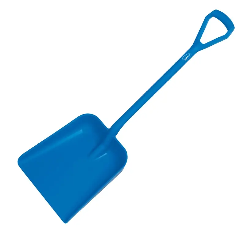 Vikan 56233 shovel D-grip large blade 1035 mm blue