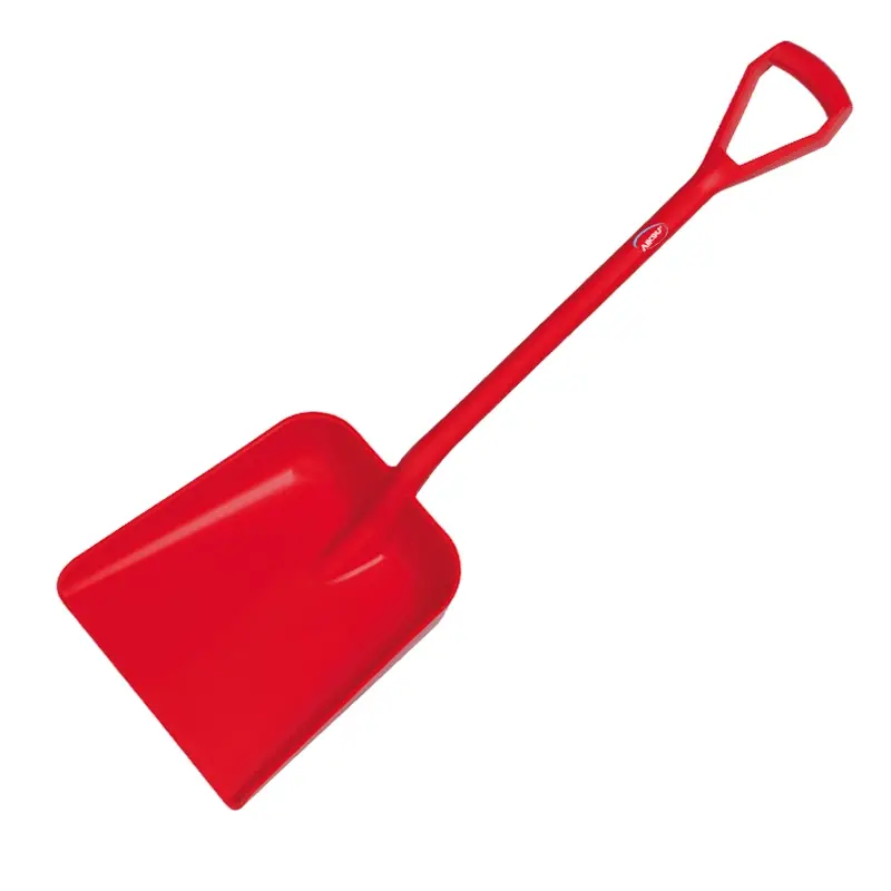 Vikan 56234 schop D-grip groot blad 1035 mm rood