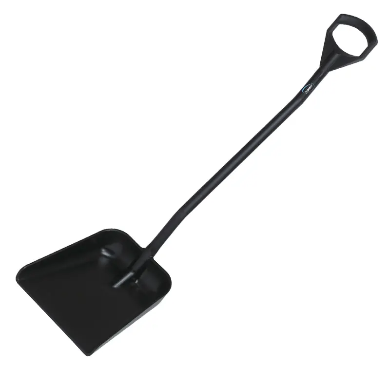 Vikan 56019 schop D-grip ergonomisch groot blad 1310 mm zwart