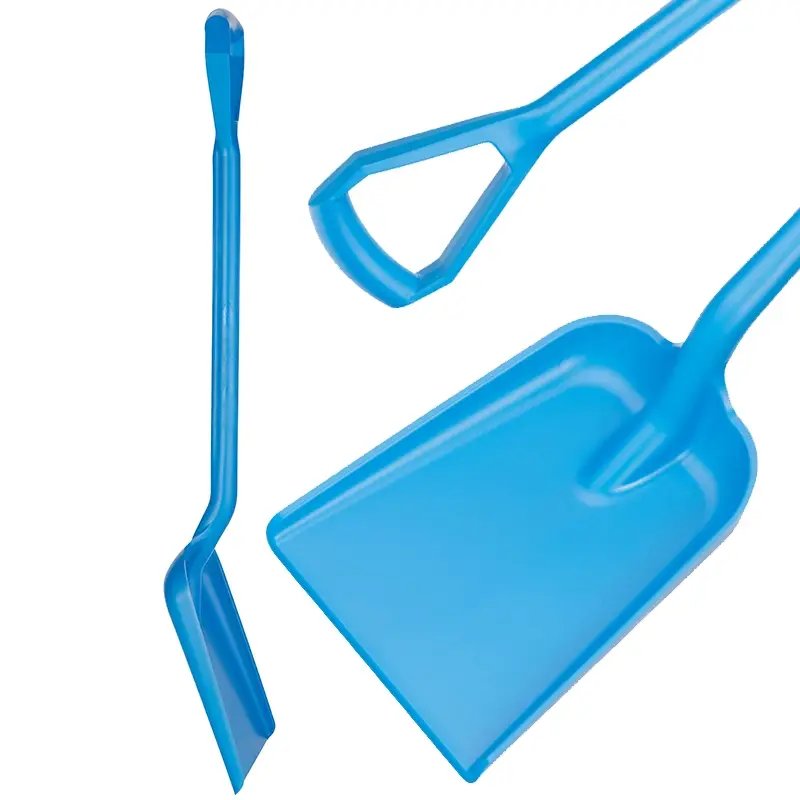 Vikan 56263 shovel detectable D-grip polypropylene 1040 mm blue