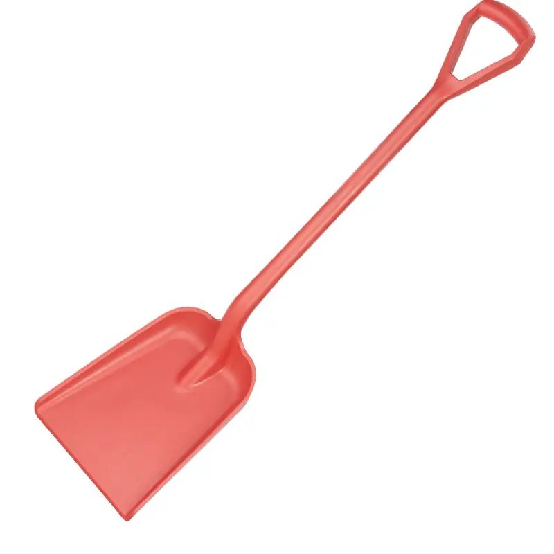 Pelle Vikan 56264, poignée en D, poignée en polypropylène, 1040 mm, rouge