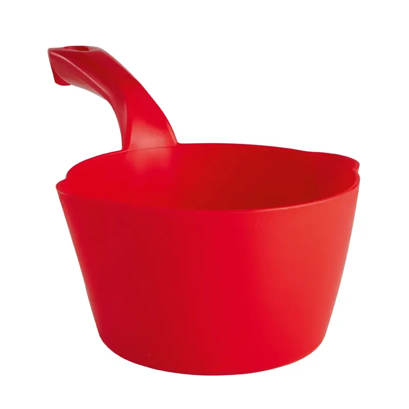 Vikan 56812 louche ronde à main pour aliments en polypropylène 1000 ml rouge
