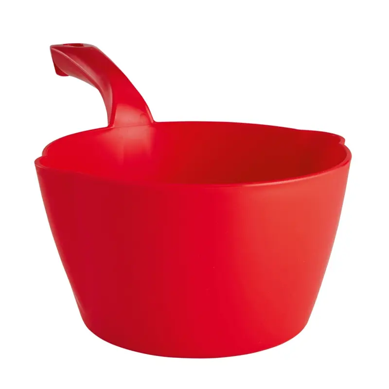 Vikan 56824 ronde handschep food polypropyleen 2000 ml rood