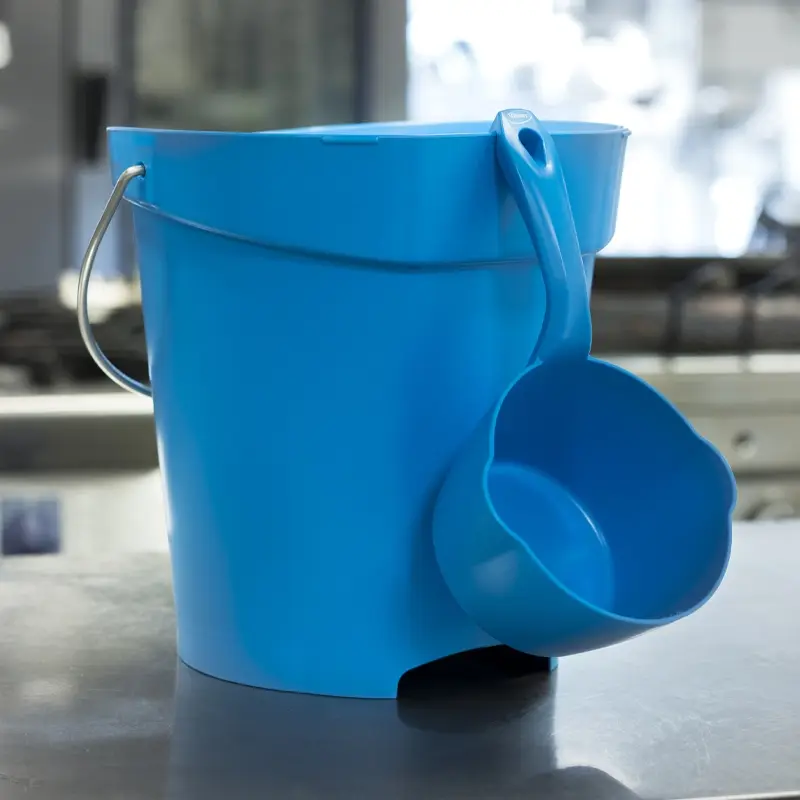 Vikan 56824 ronde handschep food polypropyleen 2000 ml rood