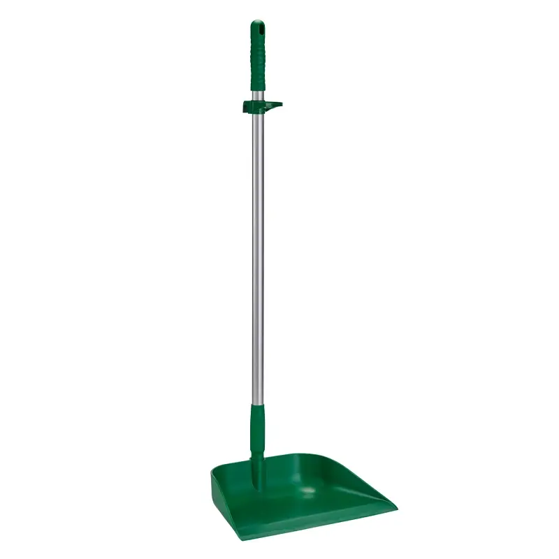 Pelle à poussière hygiénique Vikan 56622 avec manche, 330 mm, verte