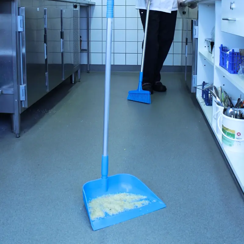Vikan 56624 Hygienic dustpan on handle 330 mm red