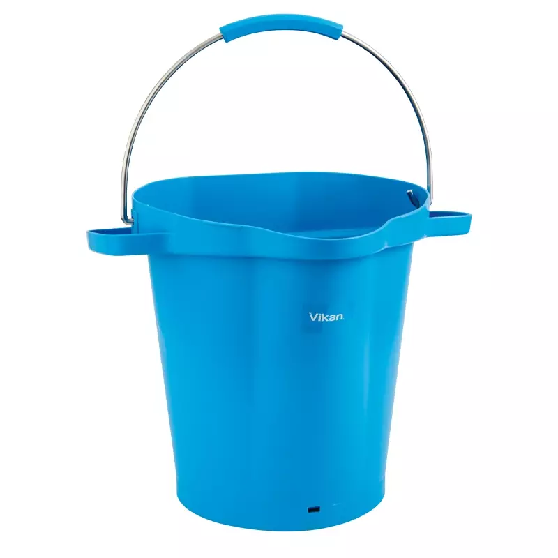 Vikan 56923 Bucket with stainless steel handle 20 liters blue