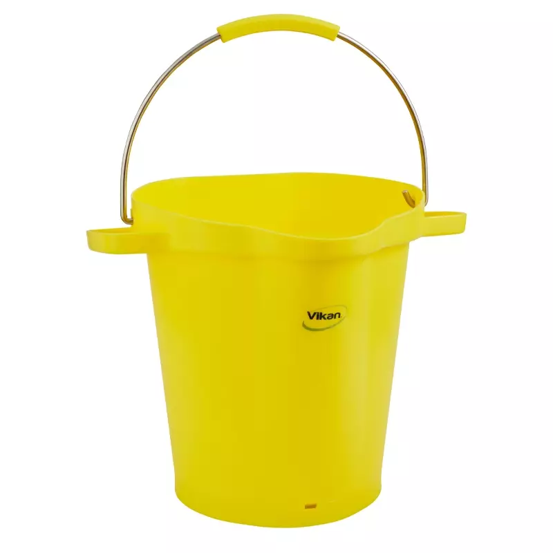 Vikan 56926 emmer met RVS hengsel 20 liter geel