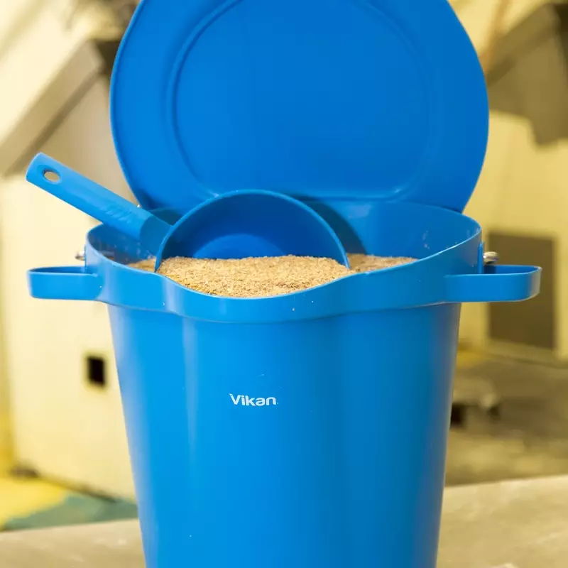 Vikan 56926 emmer met RVS hengsel 20 liter geel