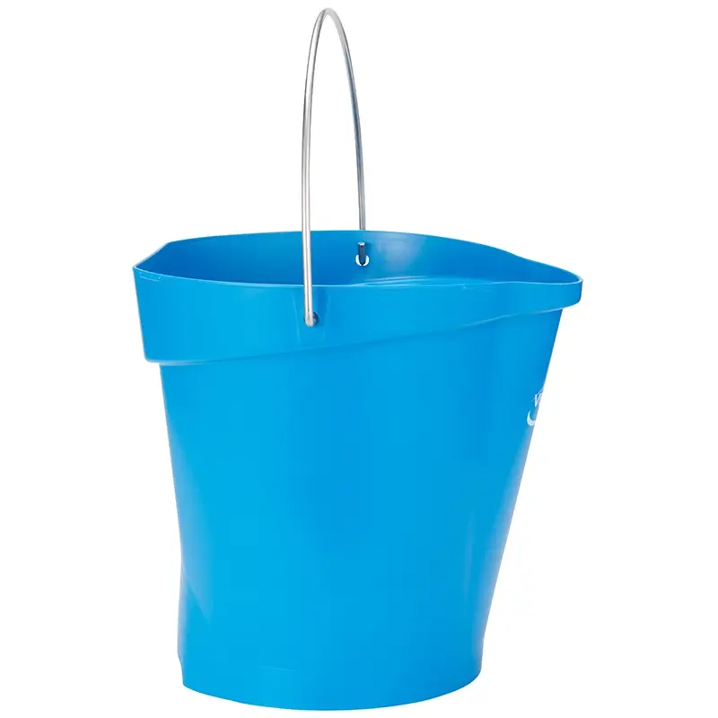 Vikan 56944 bucket leak-proof detectable polypropylene 12 liters red