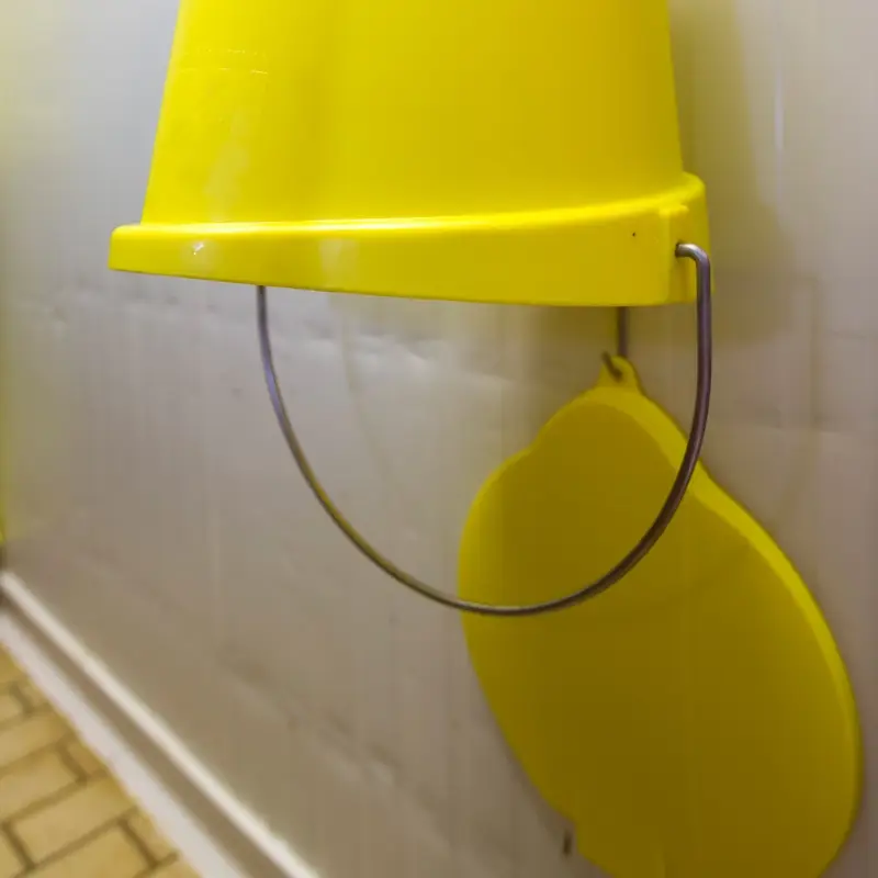 Vikan 16200 Stainless Steel Wall Holder for 6, 12 or 20 liter bucket