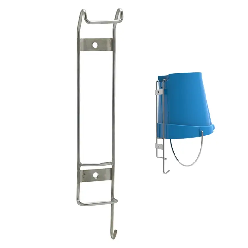 Vikan 16200 Stainless Steel Wall Holder for 6, 12 or 20 liter bucket