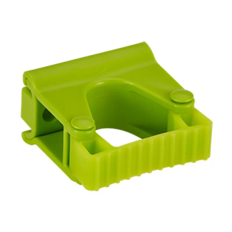Vikan 101377 Support mural hygiénique avec sangle de fixation, module 82 mm, vert citron