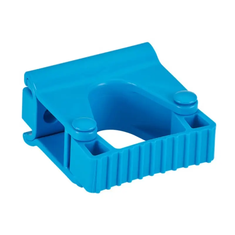 Vikan 10133 hygienic wall bracket grip strap module 82 mm blue