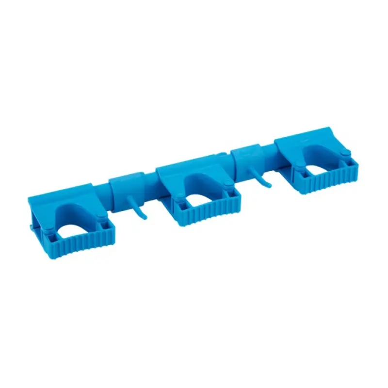 Système de fixation murale hygiénique Vikan 10113 Hi-Flex 42 cm bleu