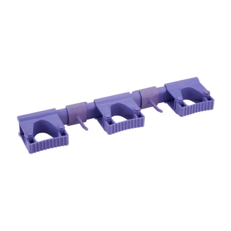 Système de fixation murale hygiénique Vikan 10118 Hi-Flex 42 cm violet