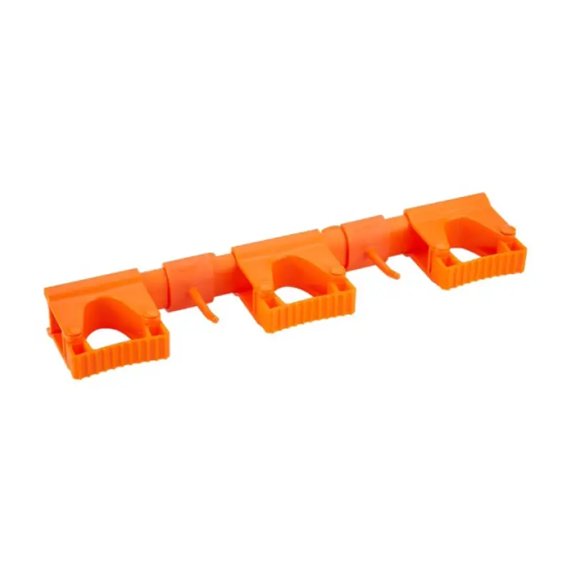 Système de fixation murale hygiénique Vikan 10117 Hi-Flex 42 cm orange