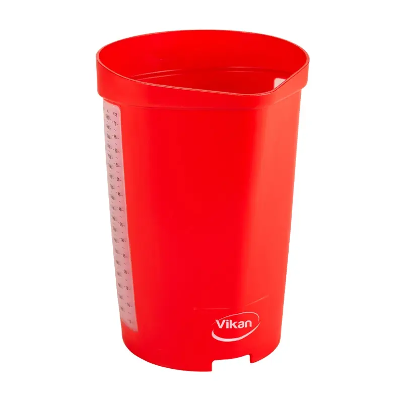 Vikan 60004 measuring cup polypropylene 2 liters red