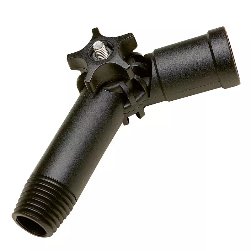 Vikan 29989 Threaded angle adapter 140 mm black