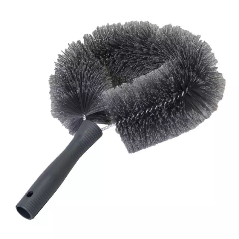 Cobweb brush with synthetic bristles