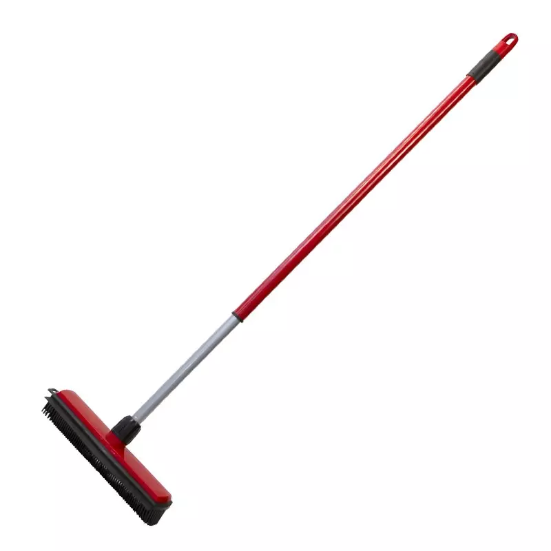 Balai en caoutchouc 300 mm avec manche télescopique 840-1350 mm rouge