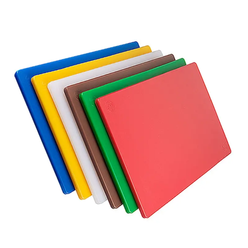 Snijplank zonder voetjes HDPE 345x245x10 mm groen